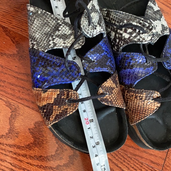 Leather Birkenstock platform - Picture 6 of 9